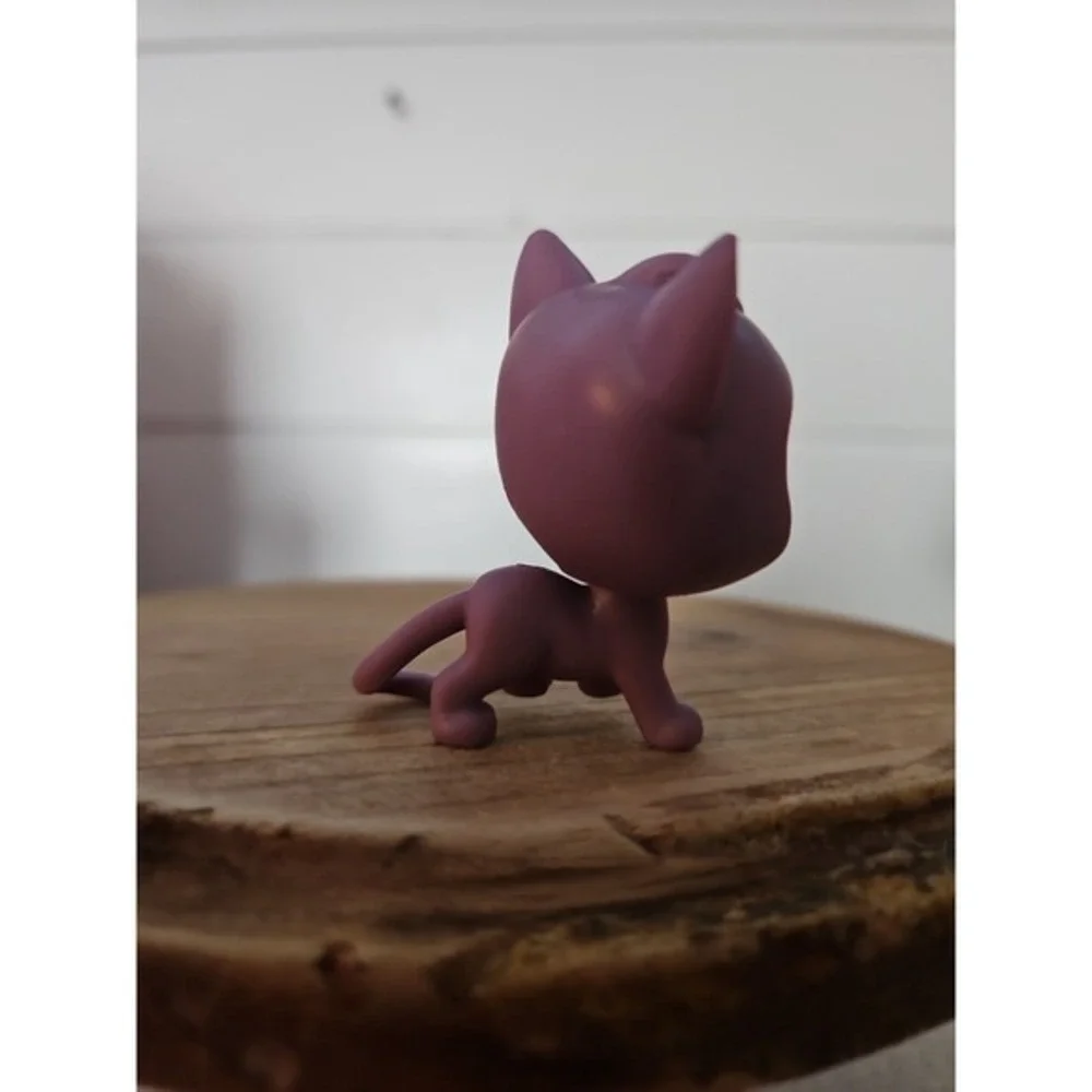 LPS Littlest Pet Shop Cat #4-173‎ Thirsty Pets Cooler Crew Purple